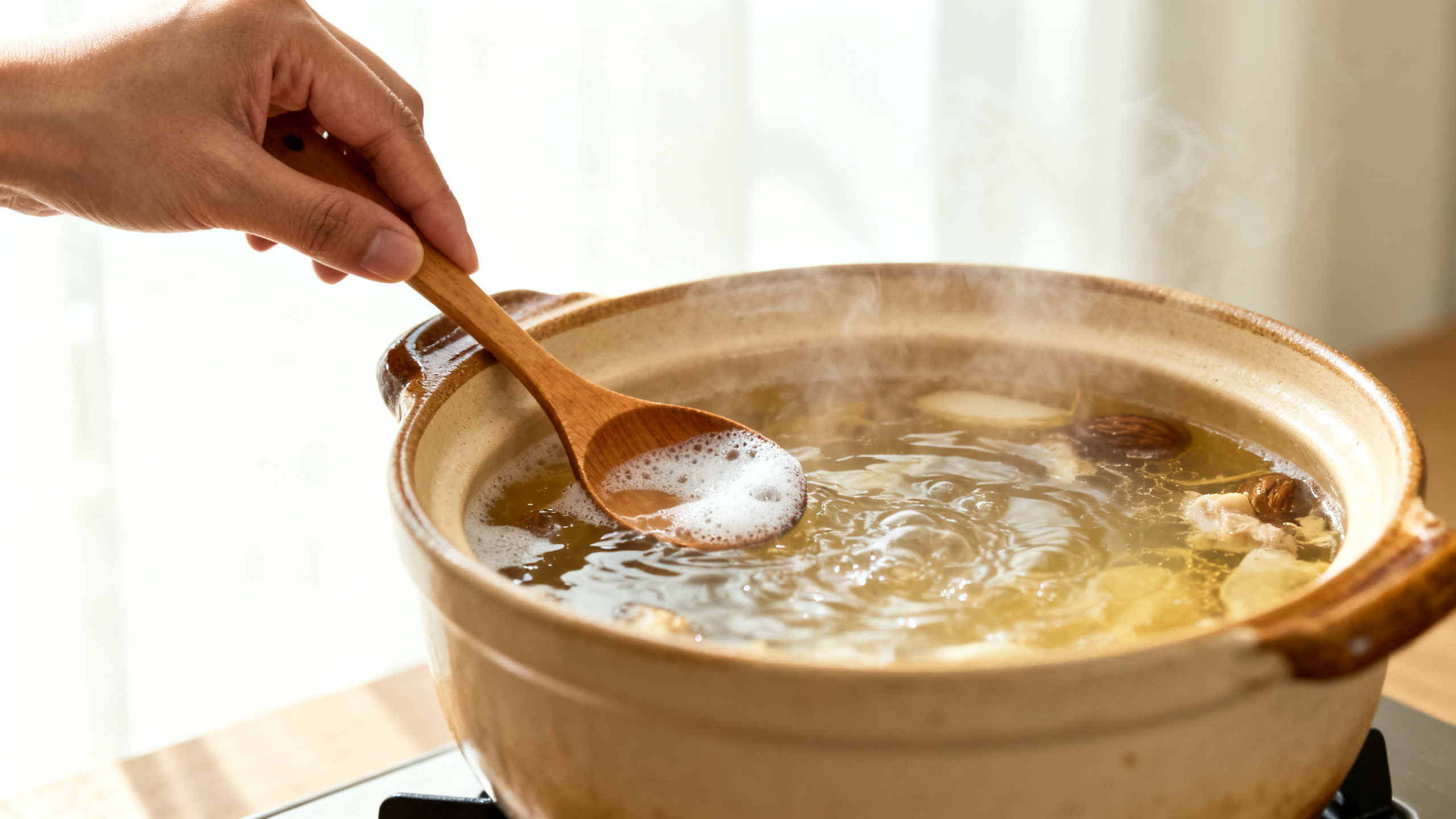Bí Quyết Để Nồi Canh Luôn Trong Và Ngọt Tự Nhiên