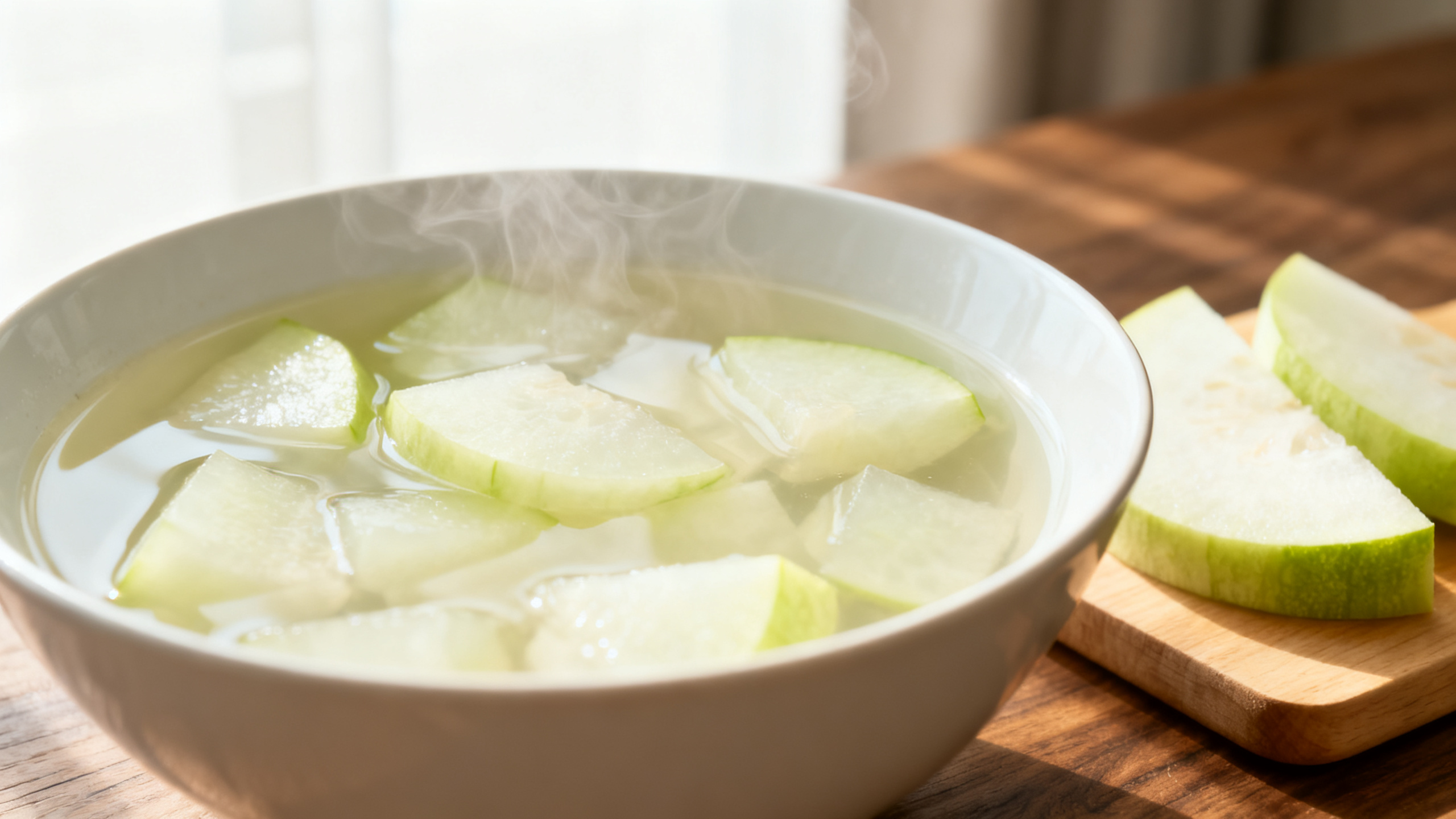 Canh Bí Xanh Cho Những Ngày Oi Bức