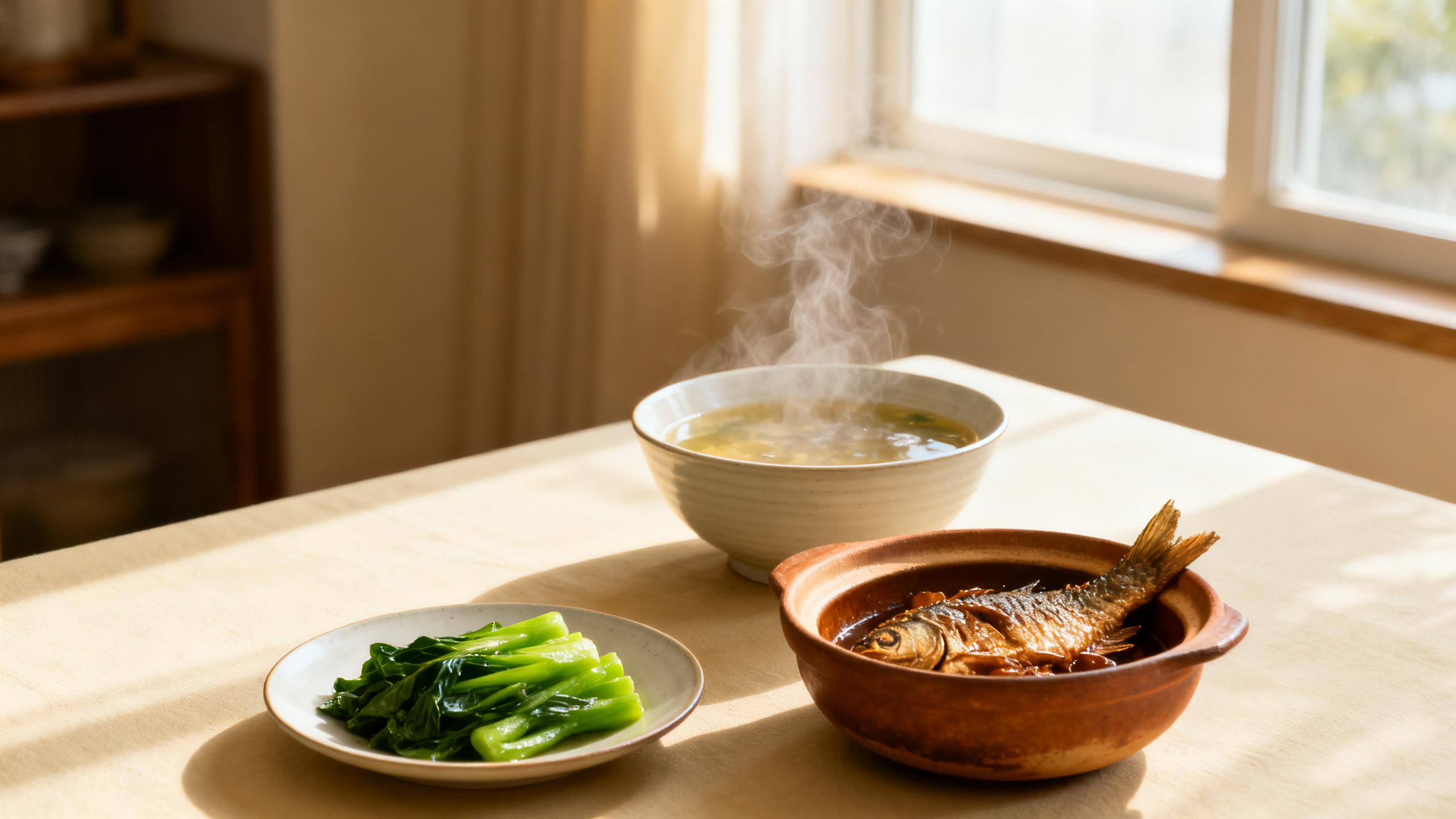 Một Bữa Cơm Đủ Rau, Canh Và Cá